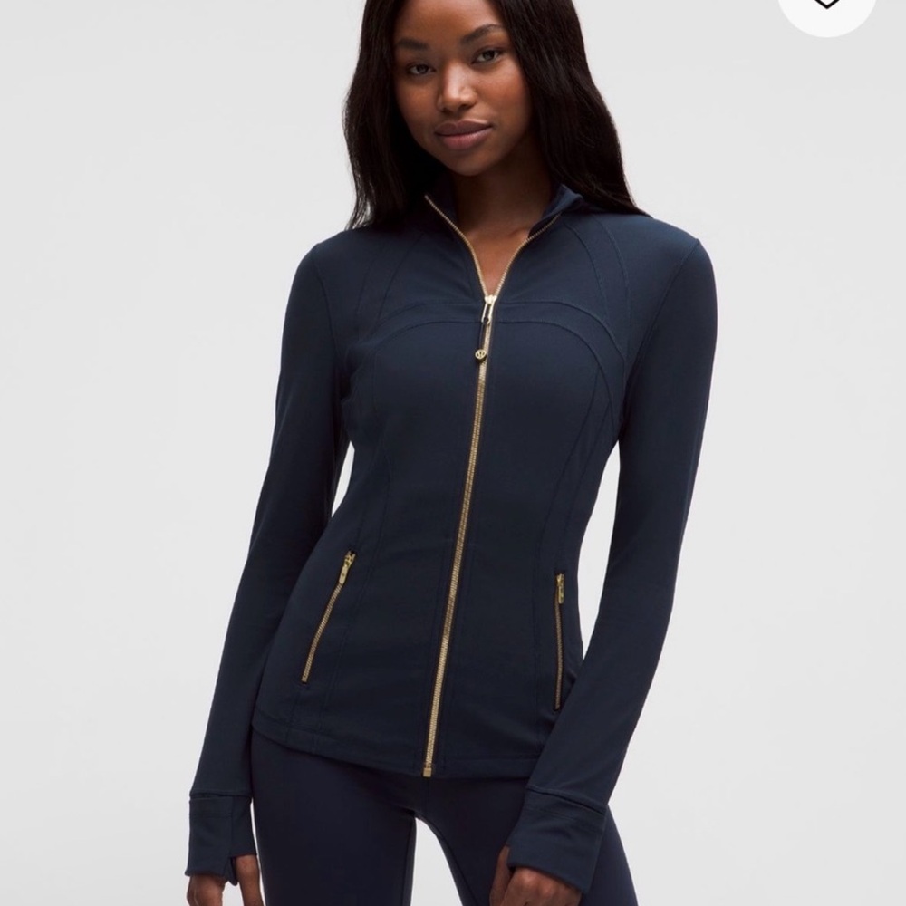 🫐Lululemon Define Jacket Nulu True Navy Gold Size 10